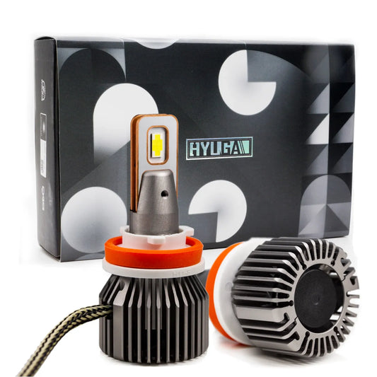 HYUGA GX827 H8 H9 H11 H16J LED Headlight Fog Light White 6500k 50W 5700LM｜2 Bulbs