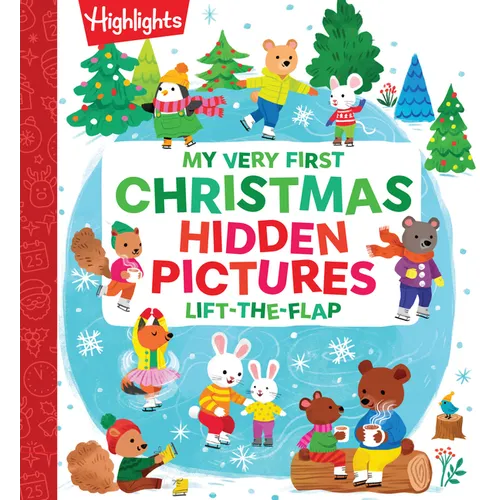 My Very First Christmas Hidden Pictures Lift-The-Flap: Christmas Lift-A-Flap Board Book with Hidden Pictures Puzzles for Babys First Christmas Gift