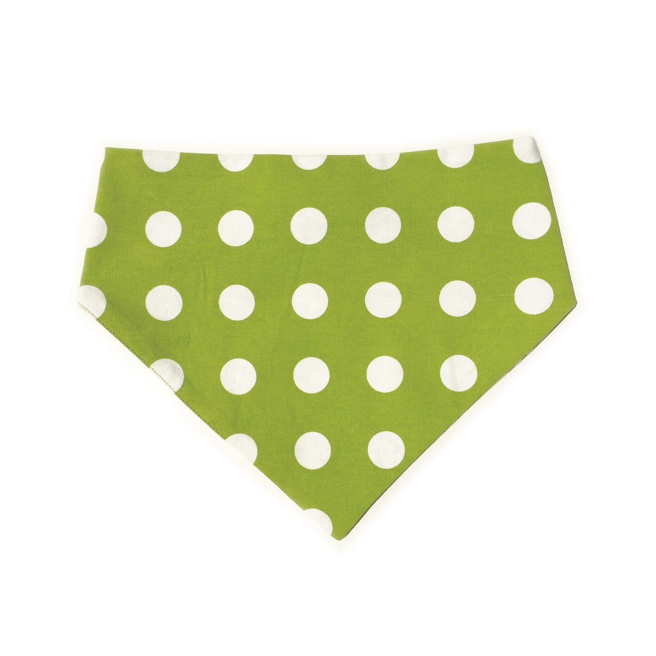Lime Green Chevron Reversible Dog Bandana