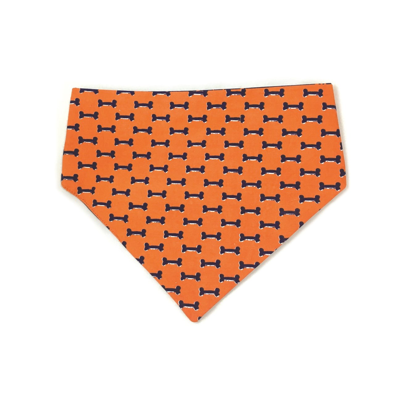 Blue & Orange Reversible Dog Bandana