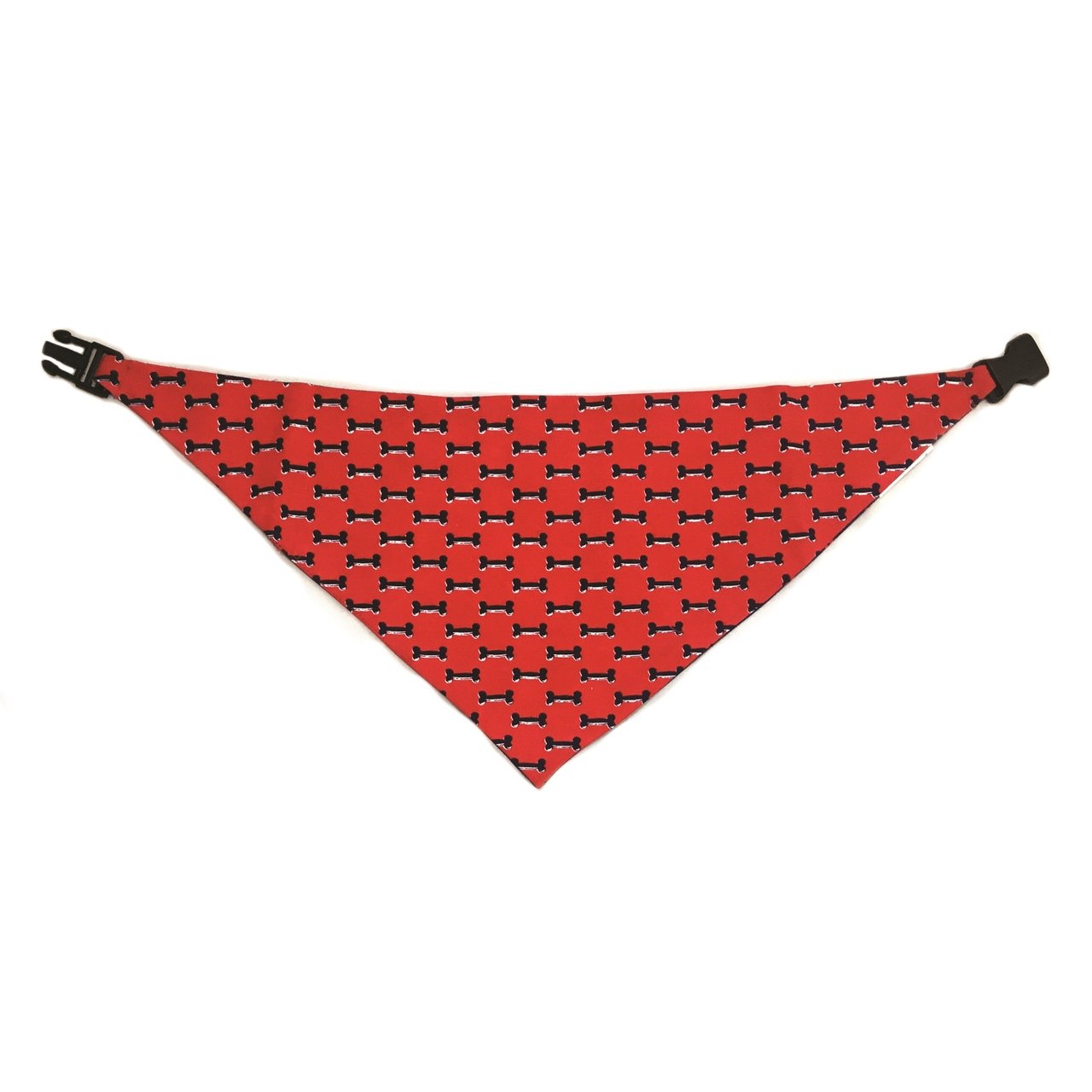 Blue & Red Reversible Dog Bandana