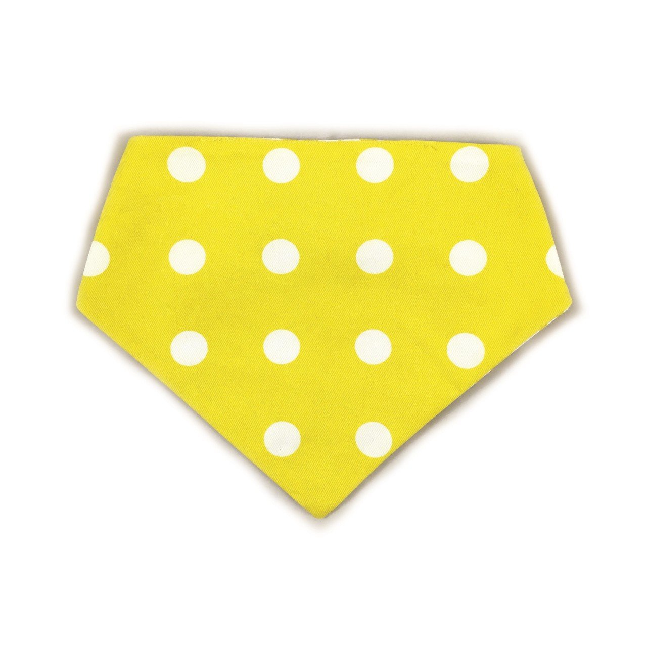 Yellow Chevron Reversible Dog Bandana