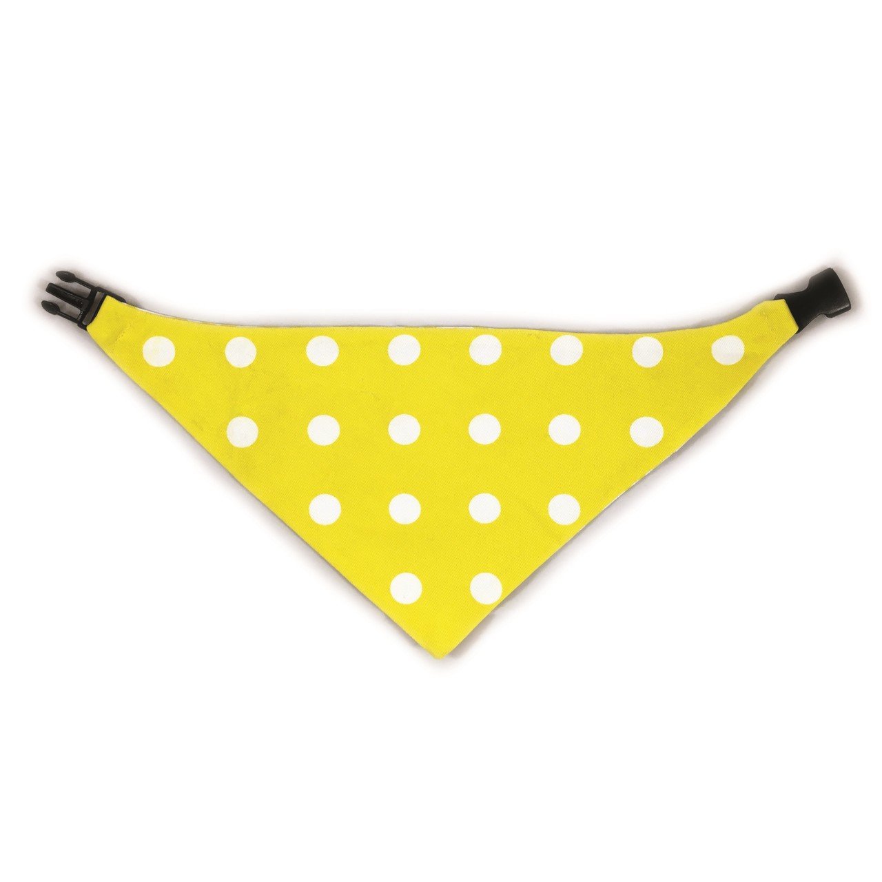 Yellow Chevron Reversible Dog Bandana
