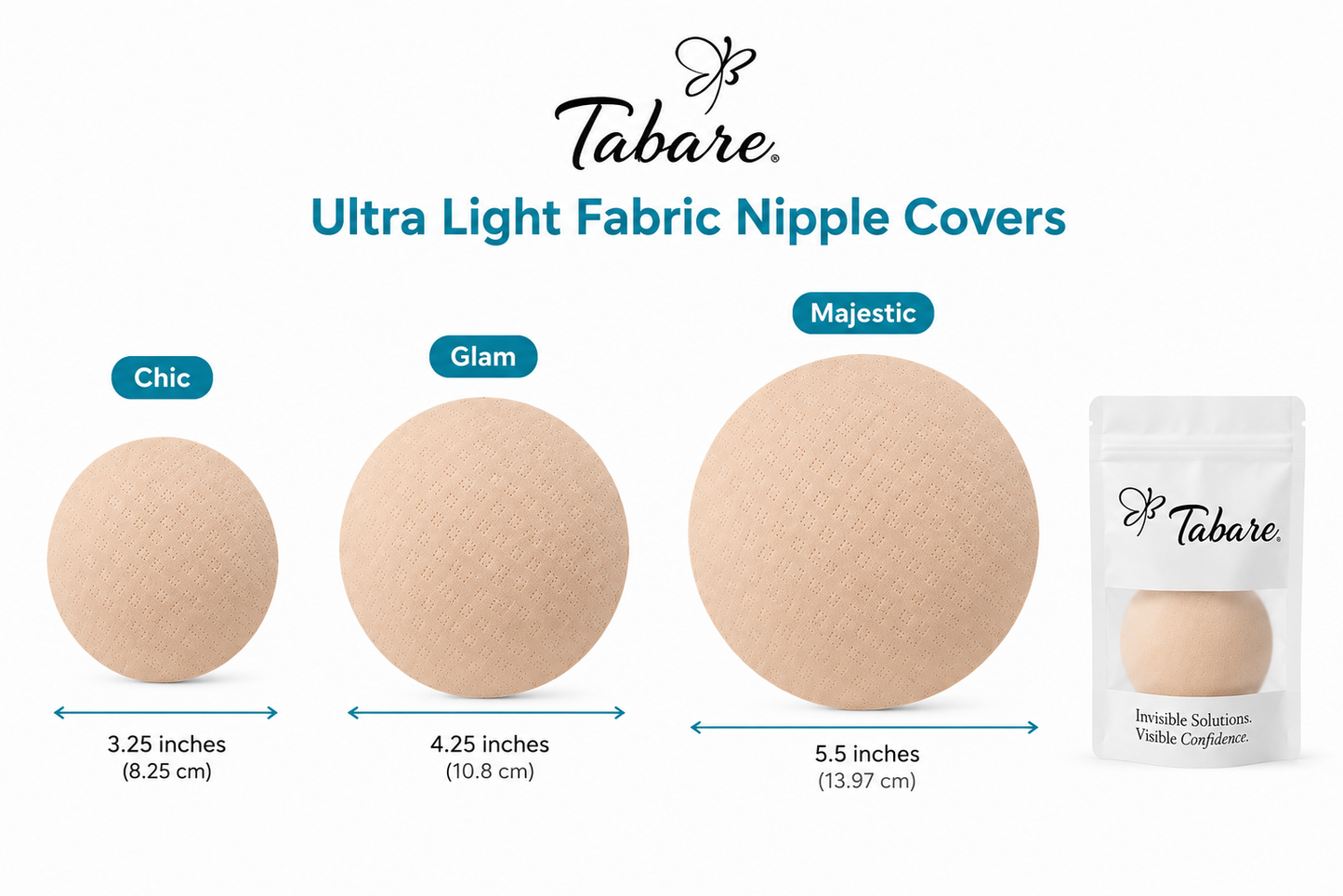 Ultra Light™ Fabric Nipple Covers