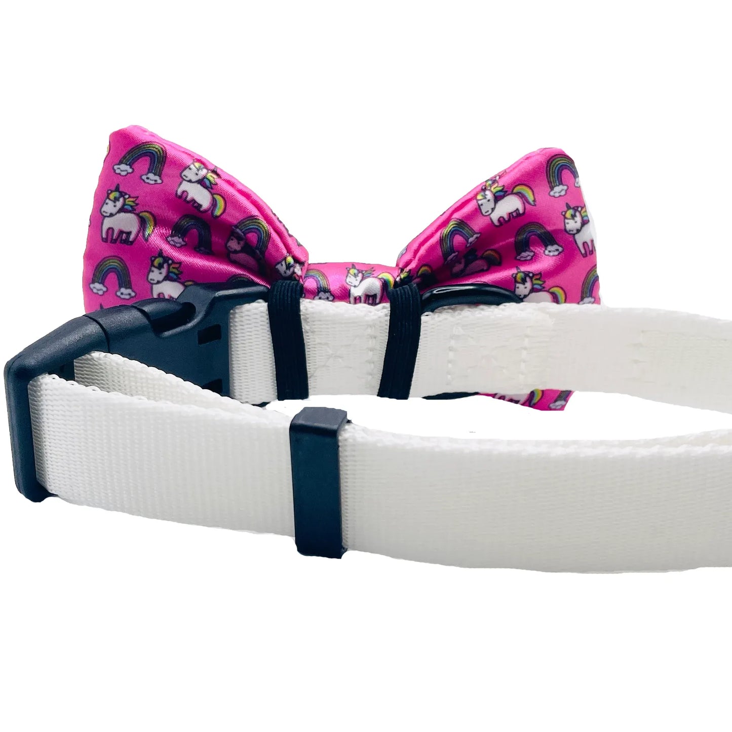 Unicorn Rainbow Dog Bow Tie