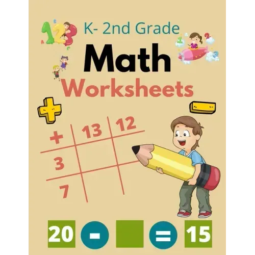 2nd Grade Math Worksheets: 2nd Grade Math Workbooks For Kids, Digits 0-20, Addition And Subtraction Workbook, Math Worksheets 2nd Grade And K