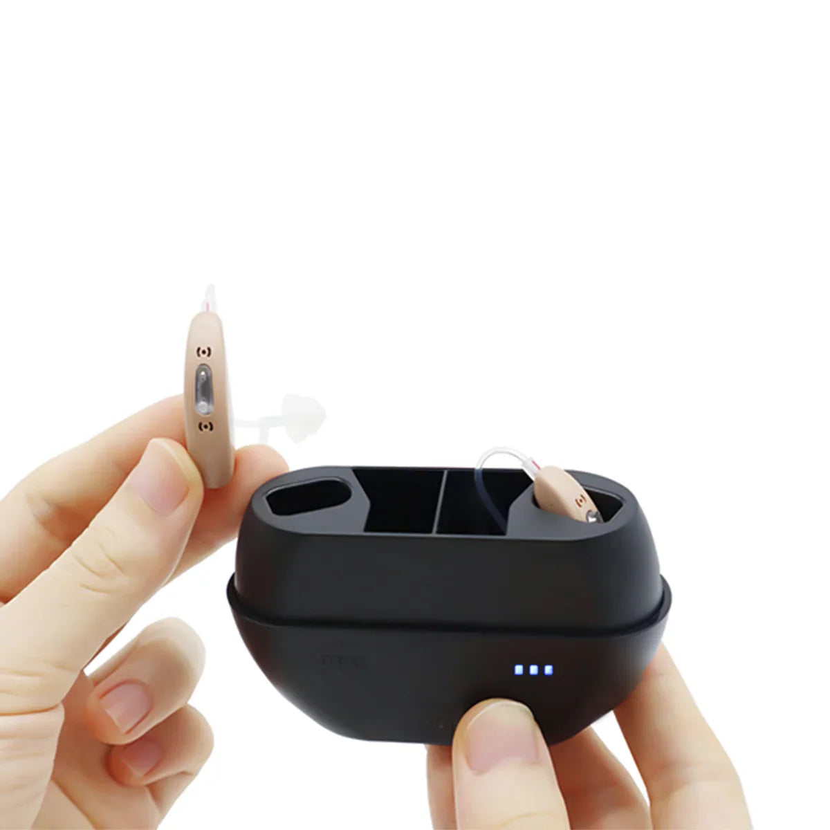 V402R Rechargeable BTE Hearing Aids