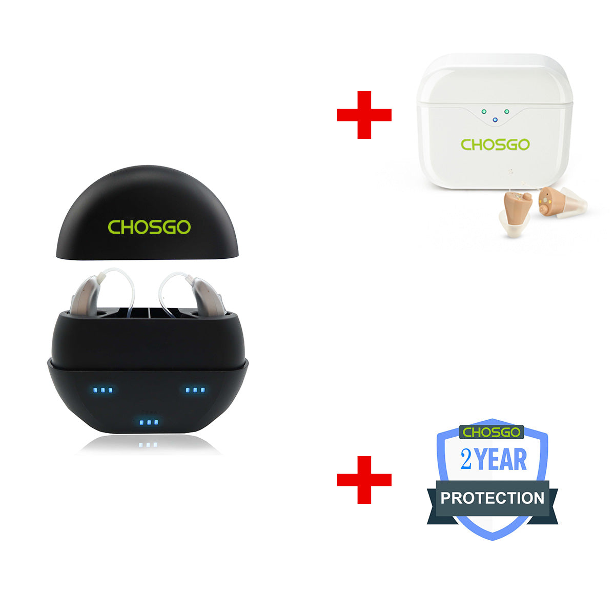 V402R Rechargeable BTE Hearing Aids