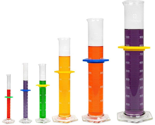 Heathrow Scientific 2351-50 Graduated Cylinder, Class B, 50 mL, 4/pk
