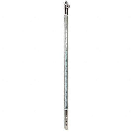 Heathrow Scientific 80908-A Thermometer, Blue Liquid, -20 to 150°C, Partial Immersion w/Armor, 12", 1/pk