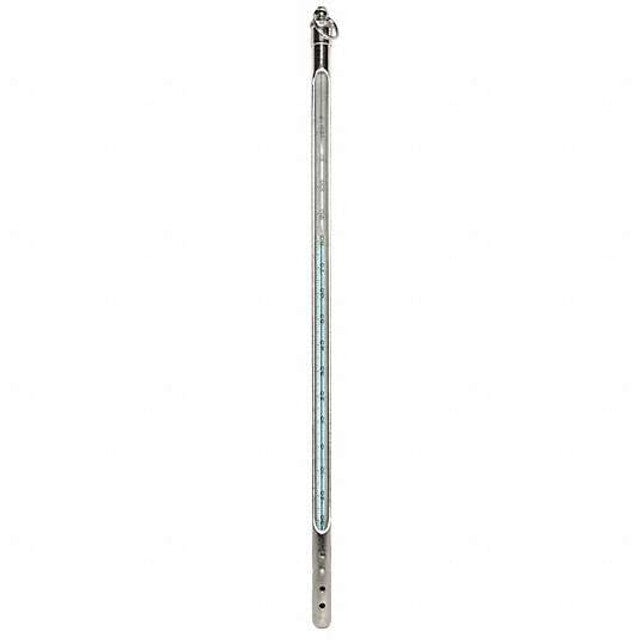 Heathrow Scientific 80902-A Thermometer, Blue Liquid, -4 to 230°F, Partial Immersion w/Armor, 12", 1/pk