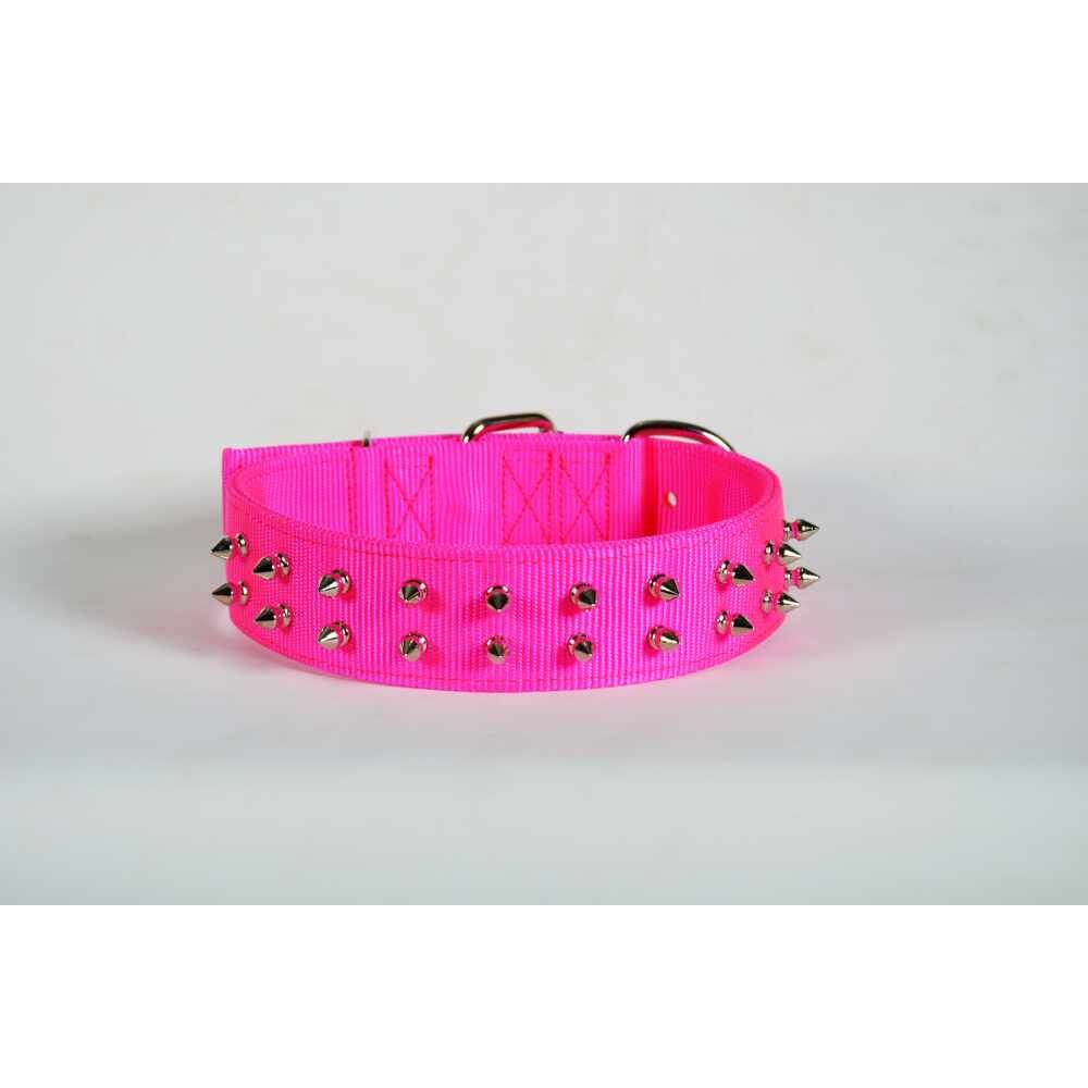20'' PET COLLAR - PINK SPIKE
