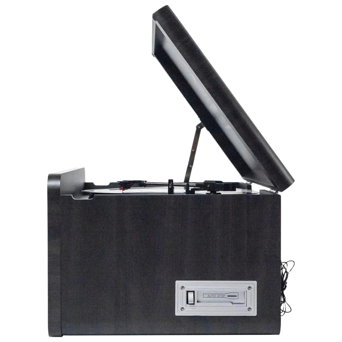 Victor Monument 8-in-1 Wood Music Center with 3-Speed Turntable & Dual Bluetooth