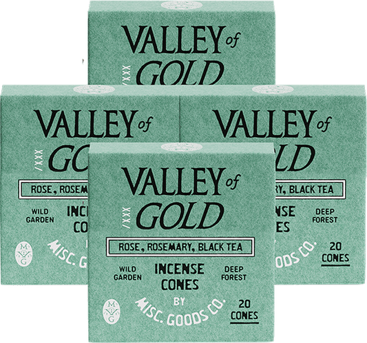 "Valley of Gold" Cone Incense