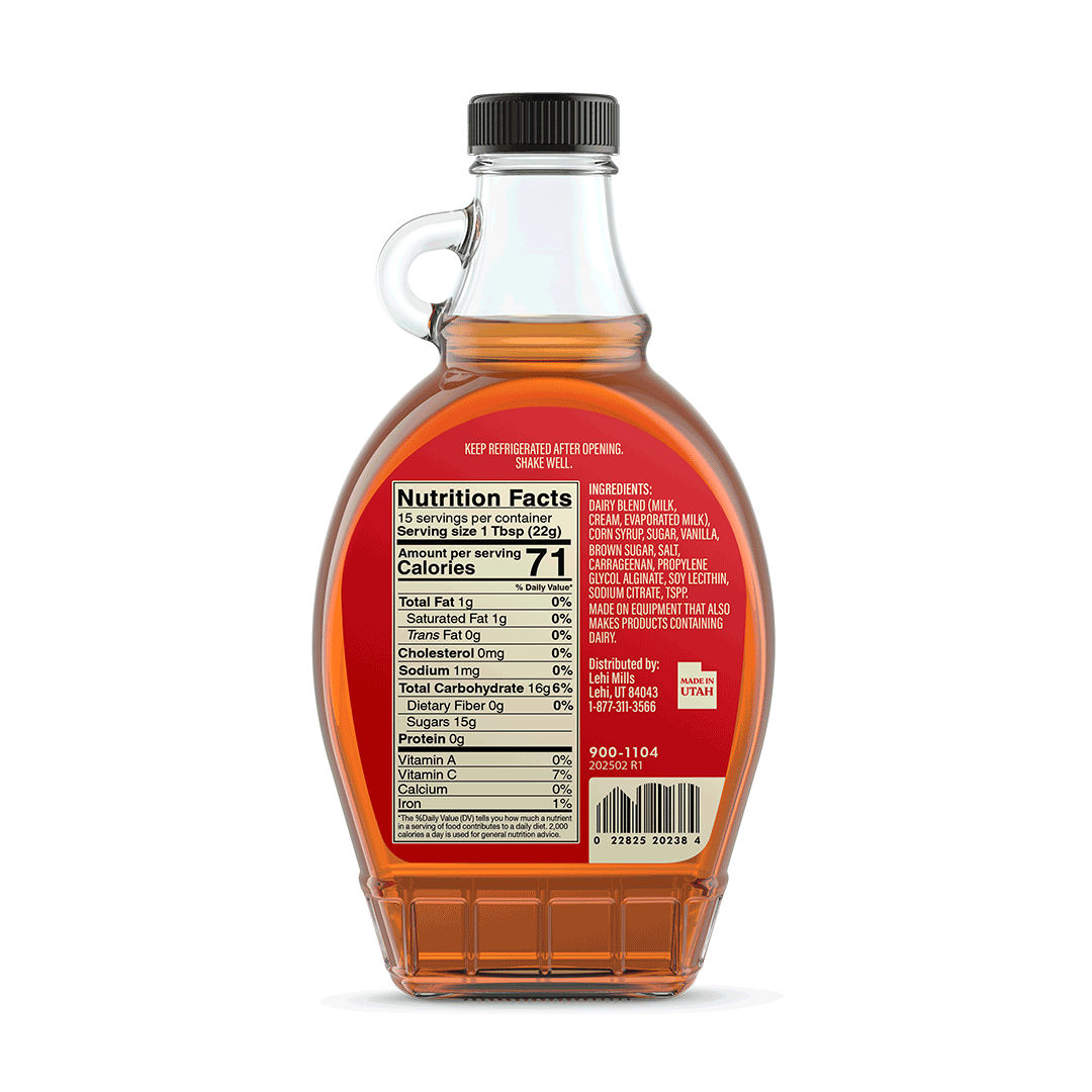 Vanilla Cream Syrup