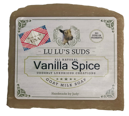 Vanilla Spice Goat Milk Soap 5 oz.