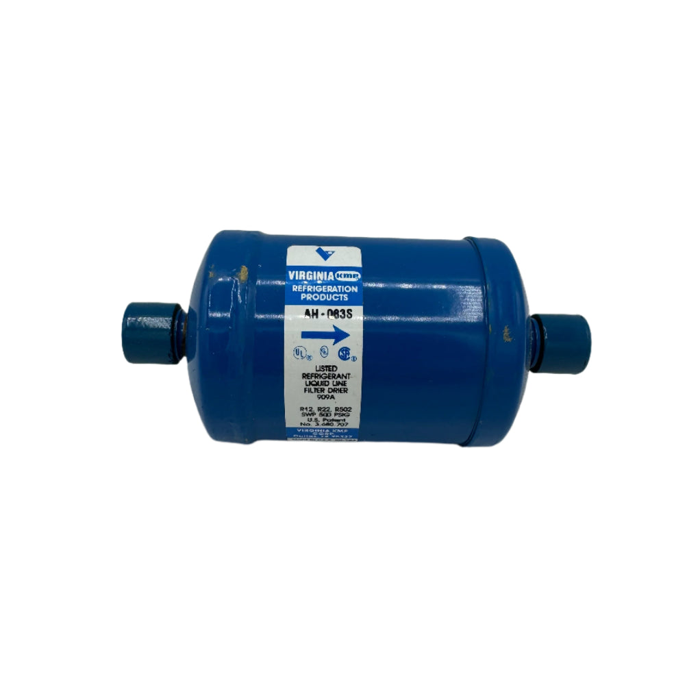 Virginia KMP AH-083 S Liquid Line Filter Drier 3/8 Solder 8 CU IN
