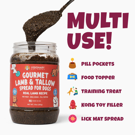 Lamb and Beef Tallow Meat Spread | NEW 12oz Jar