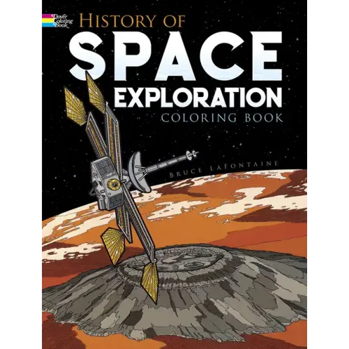 History of Space Exploration Coloring Book