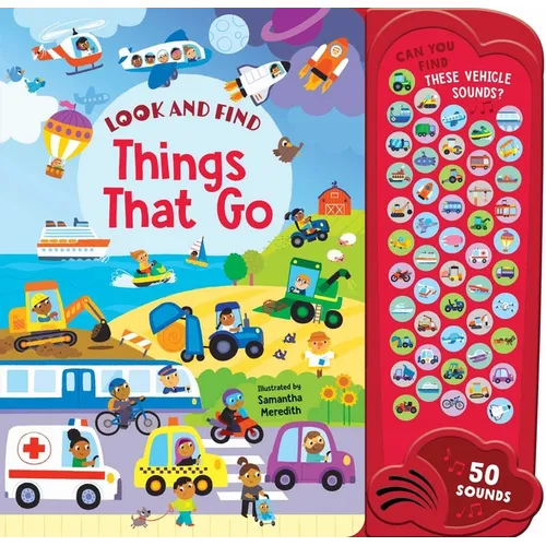 Things That Go: 50 Button Sound Book: Search & Find Book with 50 Noises!