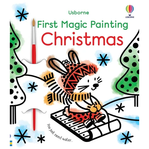 First Magic Painting Christmas: A Christmas Holiday Book for Kids