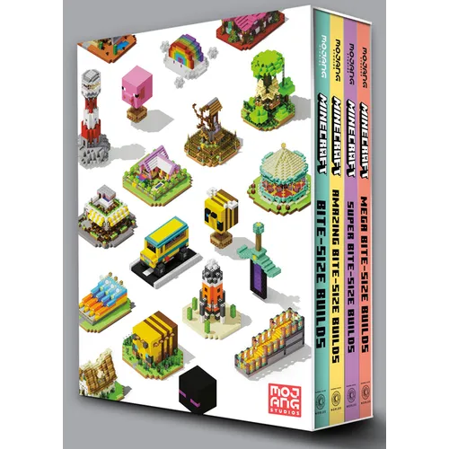 Minecraft: Bite-Size Builds Collection 4-Book Boxed Set: Minecraft: Bite Size-Builds, Minecraft: Amazing Bite-Size Builds, Minecraft: Super Bite-Size