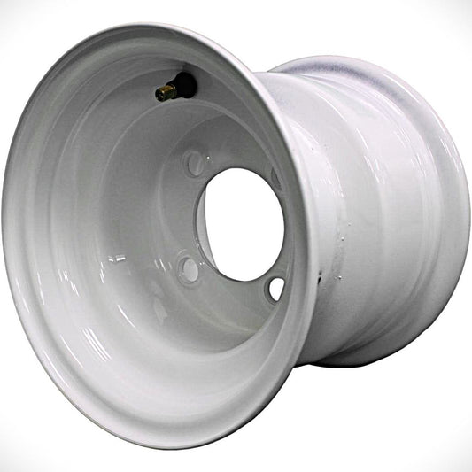 Antego 8x7 White Mower Wheels, Toro Exmark Geometry, 4-on-4, 4-Pack