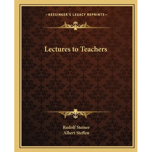Lectures to Teachers