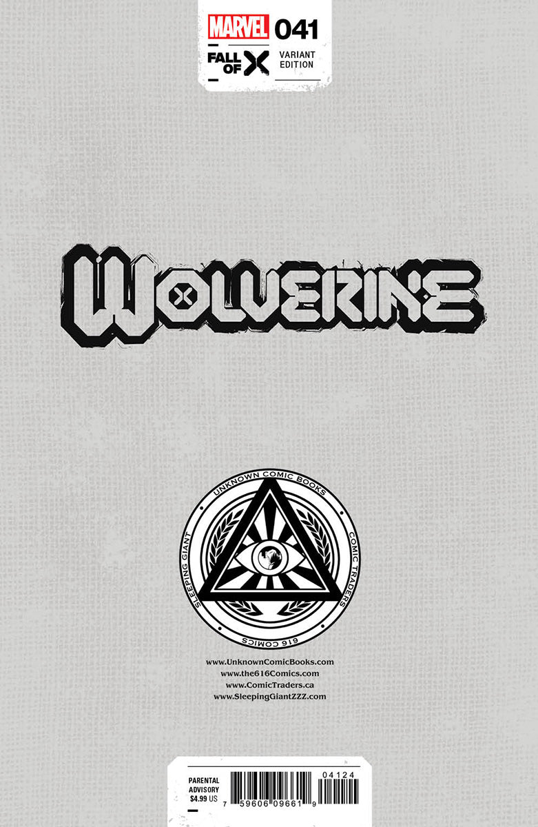 [Signed by Tyler Kirkham] WOLVERINE #41 Kirkham Unknown EXCL