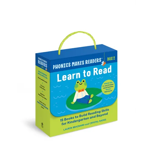 Phonics Makes Readers: Learn to Read Box 2: 15 Books to Build Reading Skills for Kindergarten and Beyond