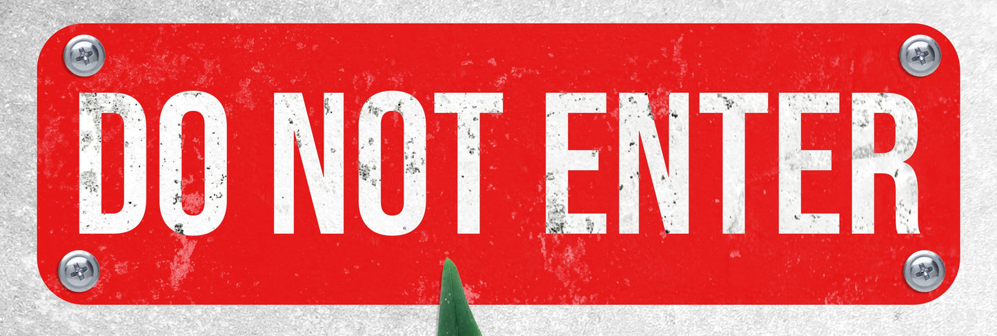 Do Not Enter Unless You Brought Weed Poster Cannabis Stoner Room Decor (18"x24")