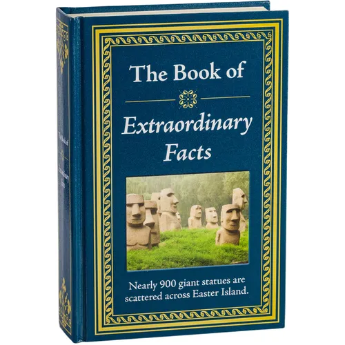 The Book of Extraordinary Facts: Big Book of Pop Culture, History, Crime & Weird Trivia Hardcover Gift for Trivia Buffs, Curious Minds, Adults, Dad &