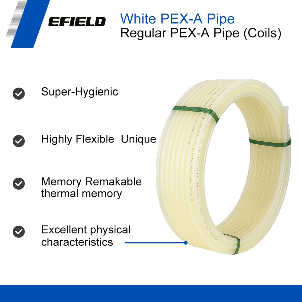 1/2" 100ft PEX-A Pipe (White & Cutter)