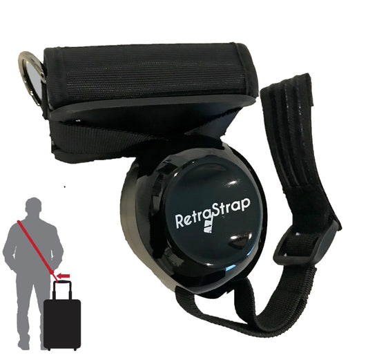 (U.S.) RetraStrap Hands Free your carry-on luggage - Anti theft. Anti-Forgetting less stress