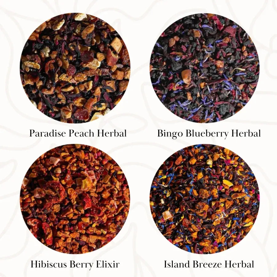 Four 1oz Bags of Loose Tea Samples