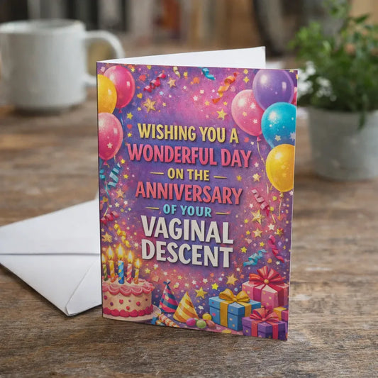 Wishing You a Wonderful Anniversary Birthday Card