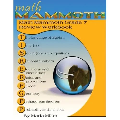 Math Mammoth Grade 7 Review Workbook