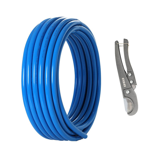 1/2" 100ft PEX-A Pipe (Blue & Cutter)