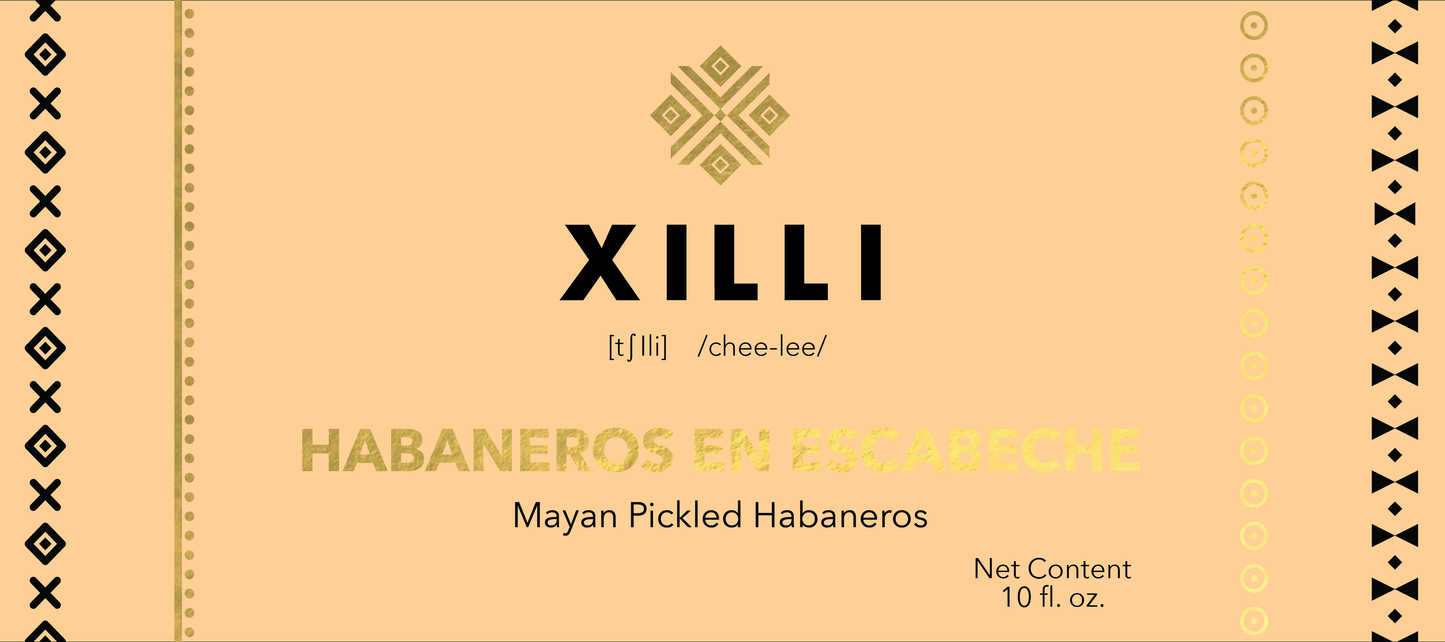 Xilli Habaneros en Escabeche Case - 12 Jars x 10 oz