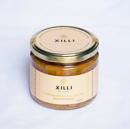 Xilli Habaneros en Escabeche Case - 12 Jars x 10 oz