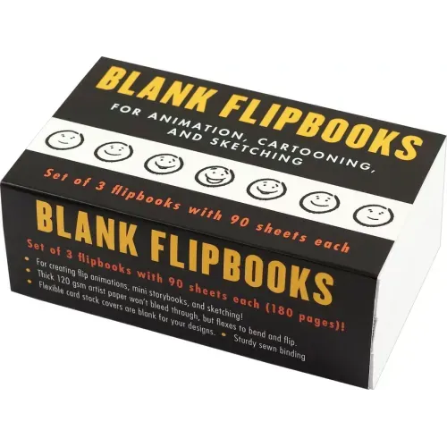 Blank Flipbooks (3-Pack) - Novelty