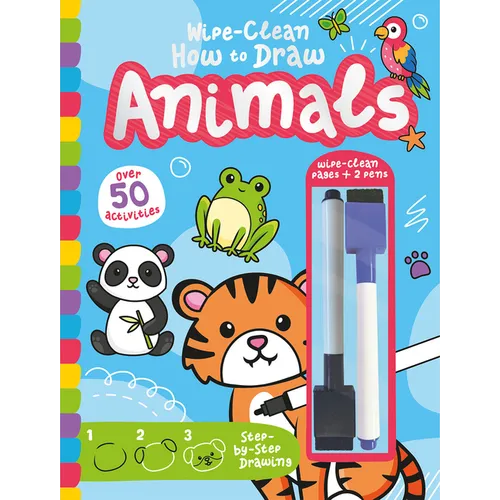 Wipe-Clean How to Draw Animals