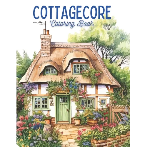 Cozy Cottage Dreams: A Cottagecore Coloring Book for Adults Enchanting Cottages Cottage Core Stress Relief, Mindfulness and Relaxation