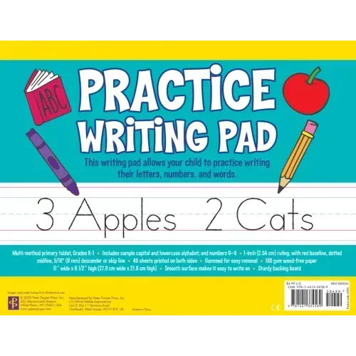 Practice Writing Pad (80 Sheets)