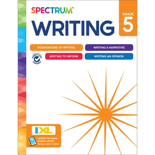 Spectrum Writing Workbook, Grade 5