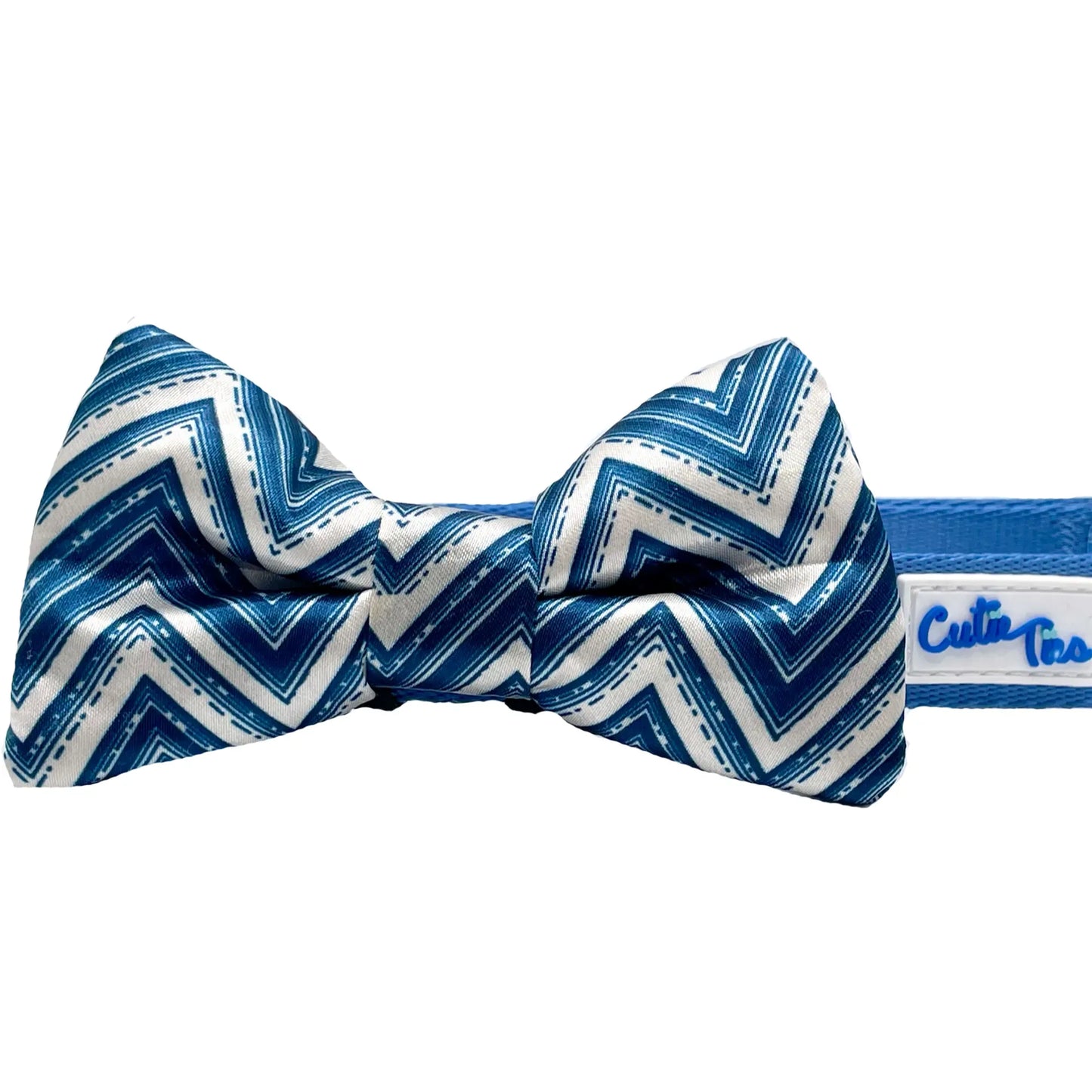 Zig Zag Dog Bow Tie