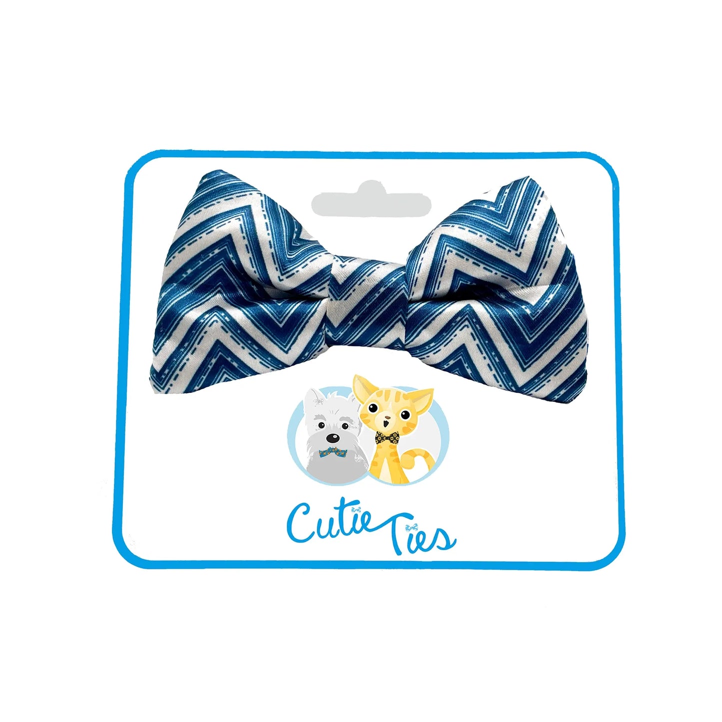 Zig Zag Dog Bow Tie