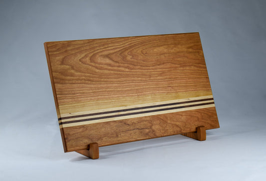 Striped Cutting Board - Cherry, Maple, Walnut