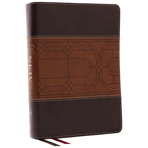 NKJV Study Bible, Leathersoft, Brown, Full-Color, Comfort Print: The Complete Resource for Studying God's Word - Great for Father's Day - Imitation Leather
