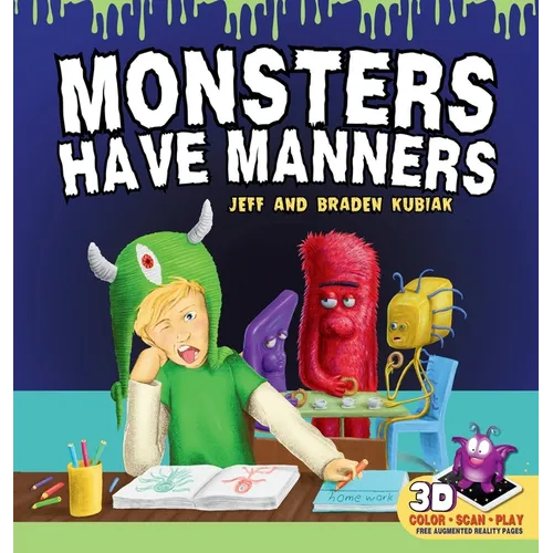 Monsters Have Manners: An Interactive Augmented Reality SEL Children's Book About Good Manners and Kindness